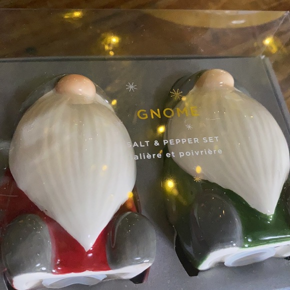 Pottery Barn Holiday Season Gnome Salt & Pepper Shakers - Picture 5 of 15